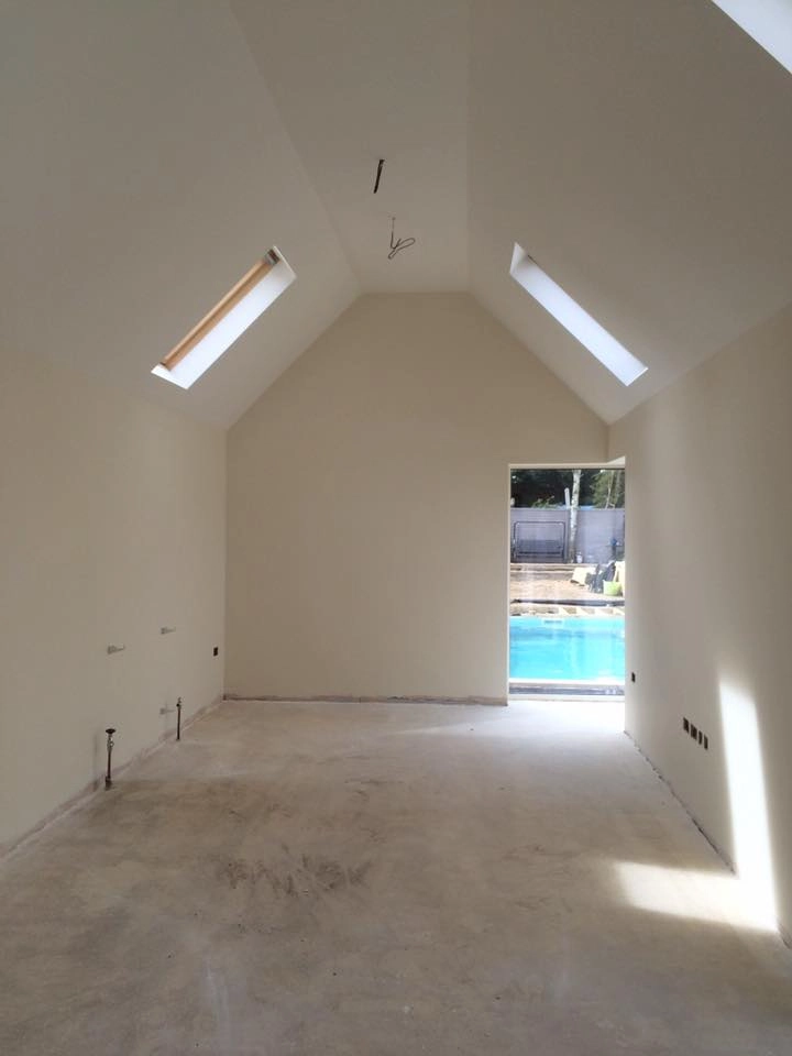 Professionally painted commercial office