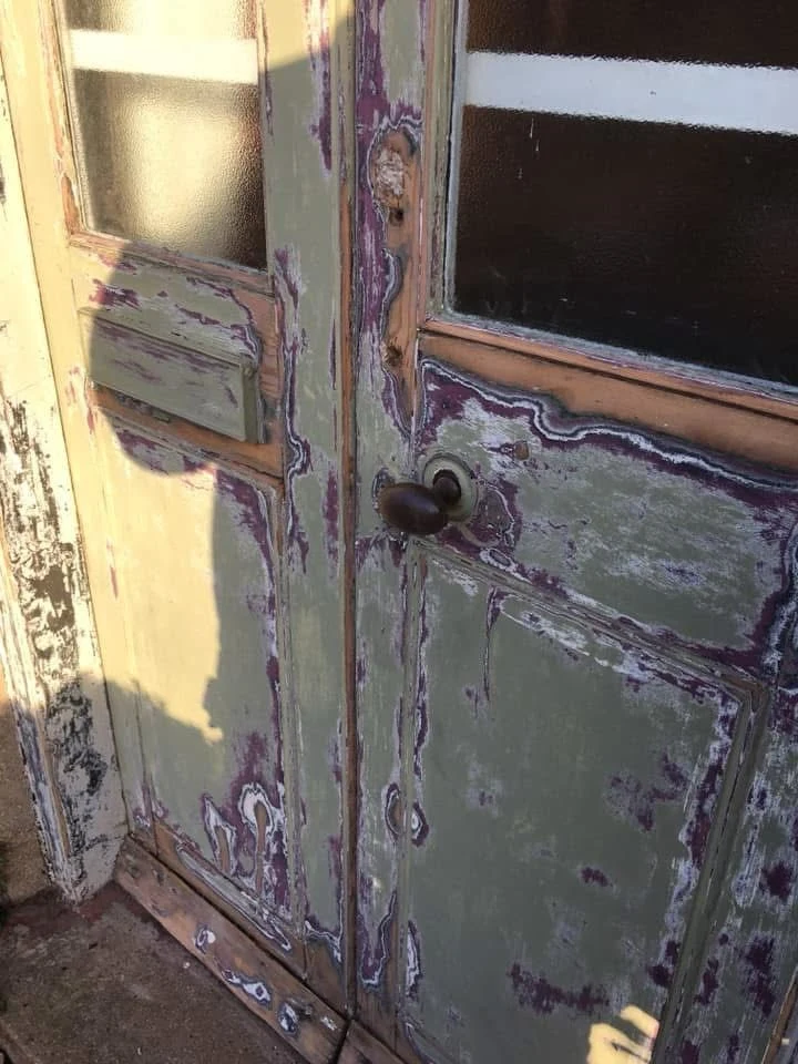 Crown Pub Door Before Painting