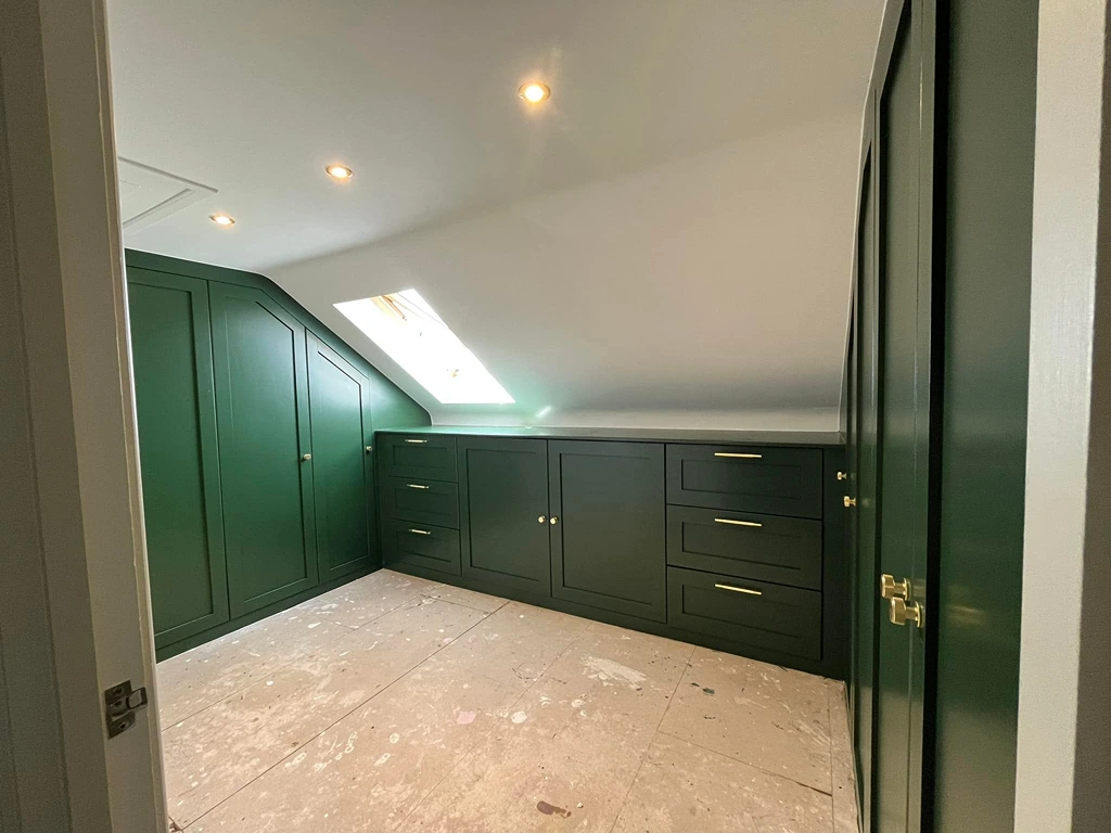 Completed painted room